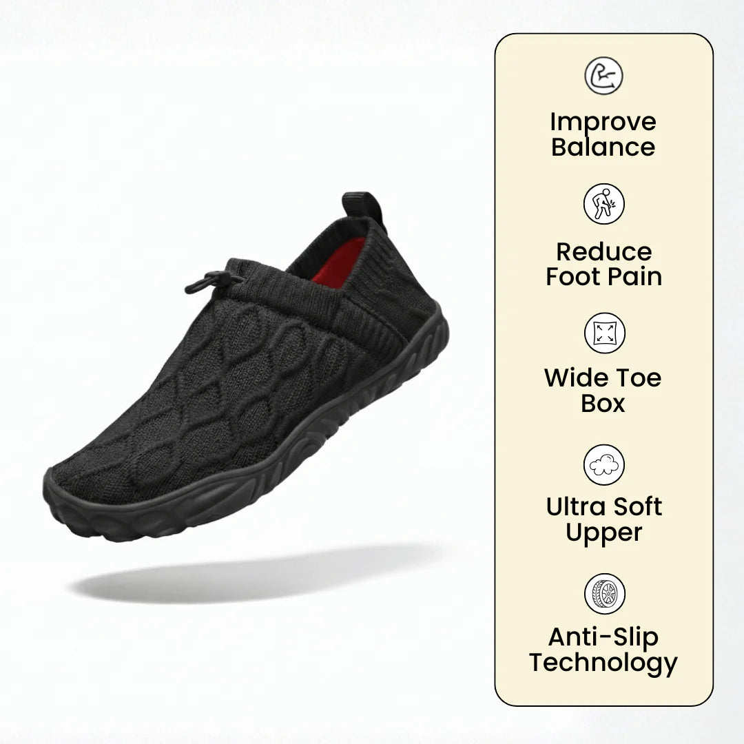 Ooleva™ Barefoot Slip-On Shoes — All Black